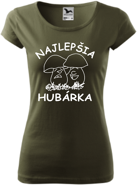 Dámske tričko Najlepšia hubárka