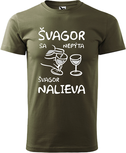 Pánske tričko Švagor sa nepýta