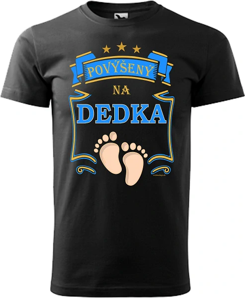 Pánske tričko Povýšený na dedka