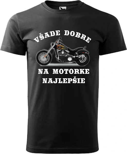Pánske tričko Na motorke naj