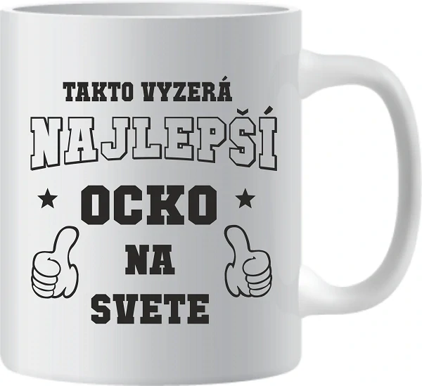 Hrnček Takto vyzerá najlepší ocko