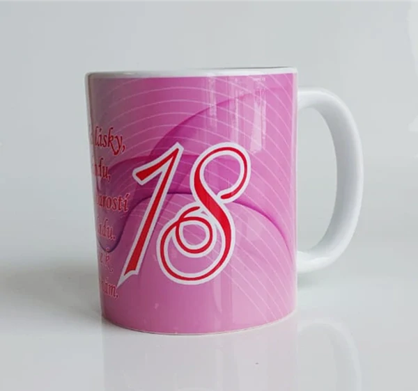 Hrnček k 18 narodeninám