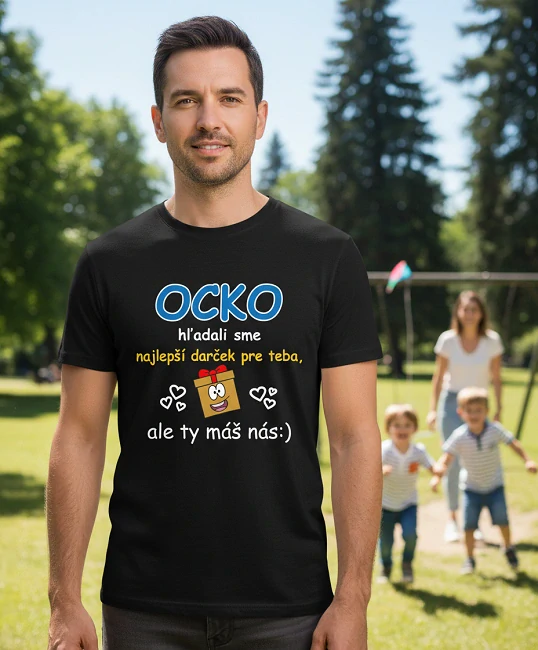 Pánske tričko Najlepší darček OCINO