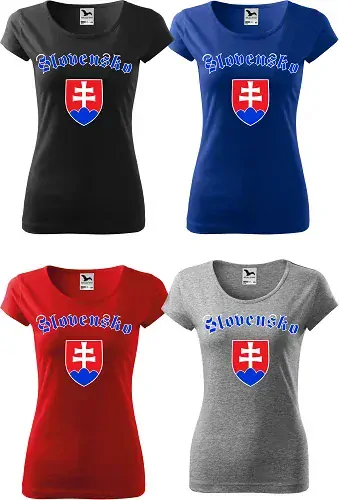 Dámske tričko Slovensko znak
