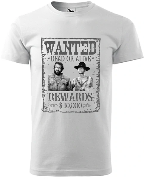 Pánske tričko Bud Spencer Wanted