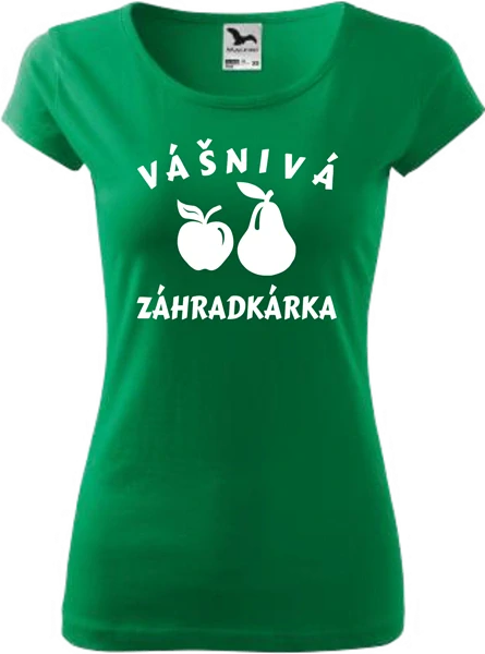 Dámske tričko Vášnivá záhradkárka