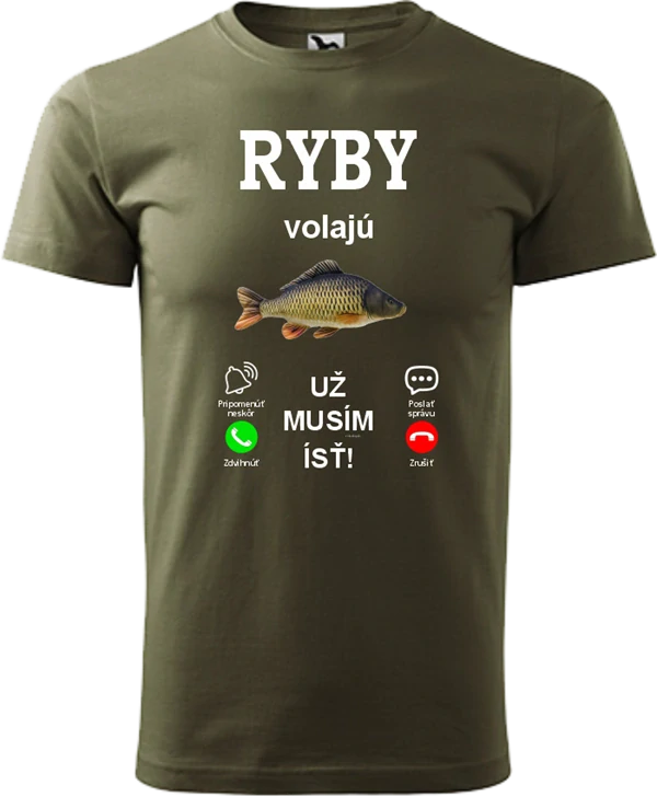 Pánske tričko Ryby volajú
