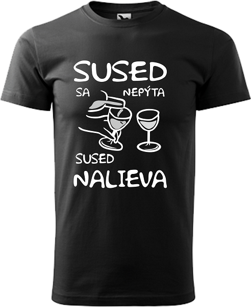 Pánske tričko Sused sa nepýta