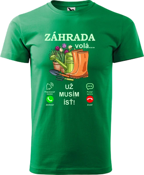 Pánske tričko Záhrada volá