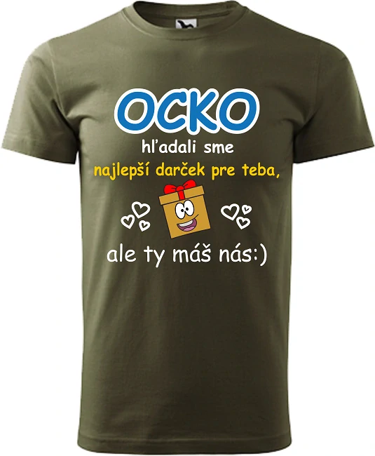 Pánske tričko Najlepší darček OCINO