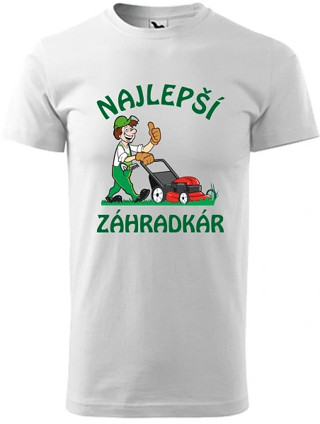 Pánske tričko Záhradkár s kosačkou