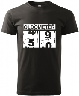 Tričko k 50 narodeninám OLDOMETER