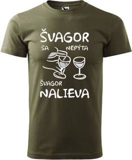 Pánske tričko Švagor sa nepýta