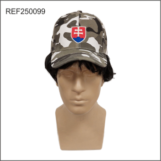 Šiltovka SK maskáčová biela