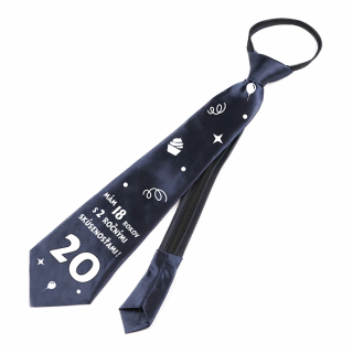 Kravata k 20r. modrá tmavá