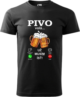 Pánske tričko Pivo ma volá