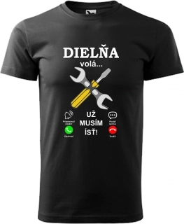 Pánske tričko Dielňa ma volá