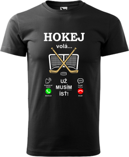 Pánske tričko Hokej ma volá