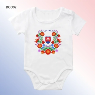 Dojčenské body Ľudový vzor KR