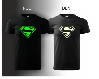 Svietiaca potlač SUPER MAN