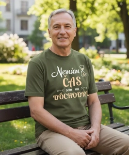 Pánske tričko Nemám čas, dôchodca