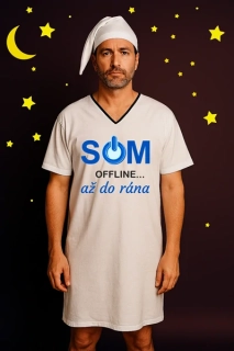 Nočná košeľa biela OFFLINE