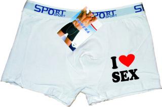Boxerky I love SEX