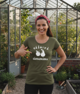 Dámske tričko Vášnivá záhradkárka